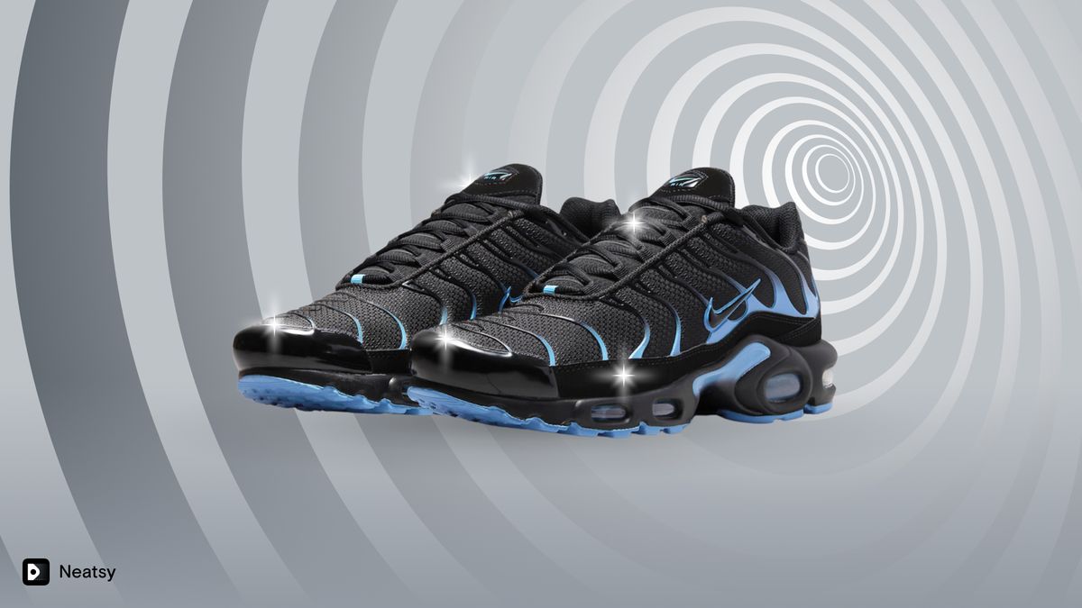 Nike air max outlet plus black/university blue